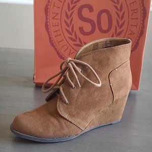 SO Authentic American Heritage Midterm Suede Boots - Size 8.5